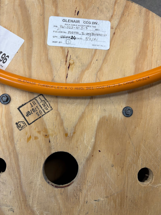 961-002-N-J-3 Glenair 4/0 TurboFlex Cable /ft.