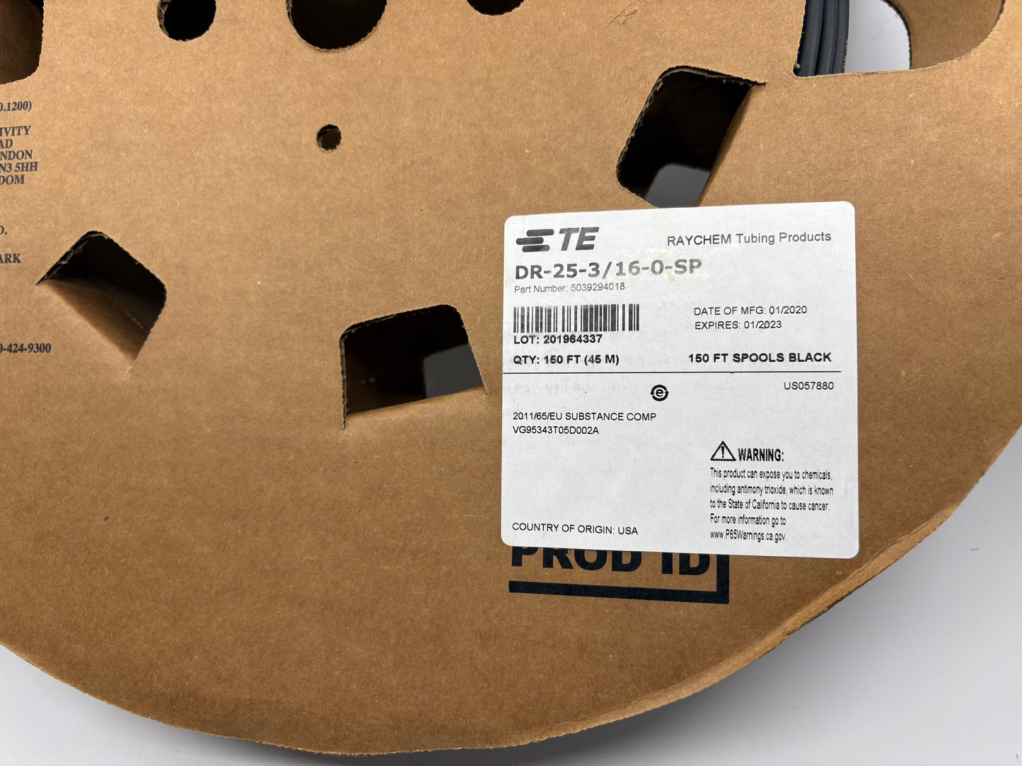 Raychem DR-25-3/16 by the foot