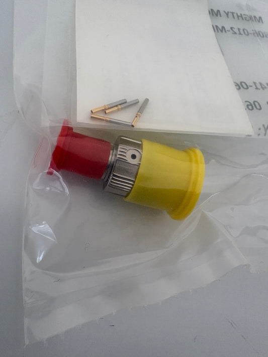 806-012-ME8-4SMA – Glenair MIL-Spec Circular Connector, ME08 Shell, 4 Socket Contacts, Bayonet Coupling