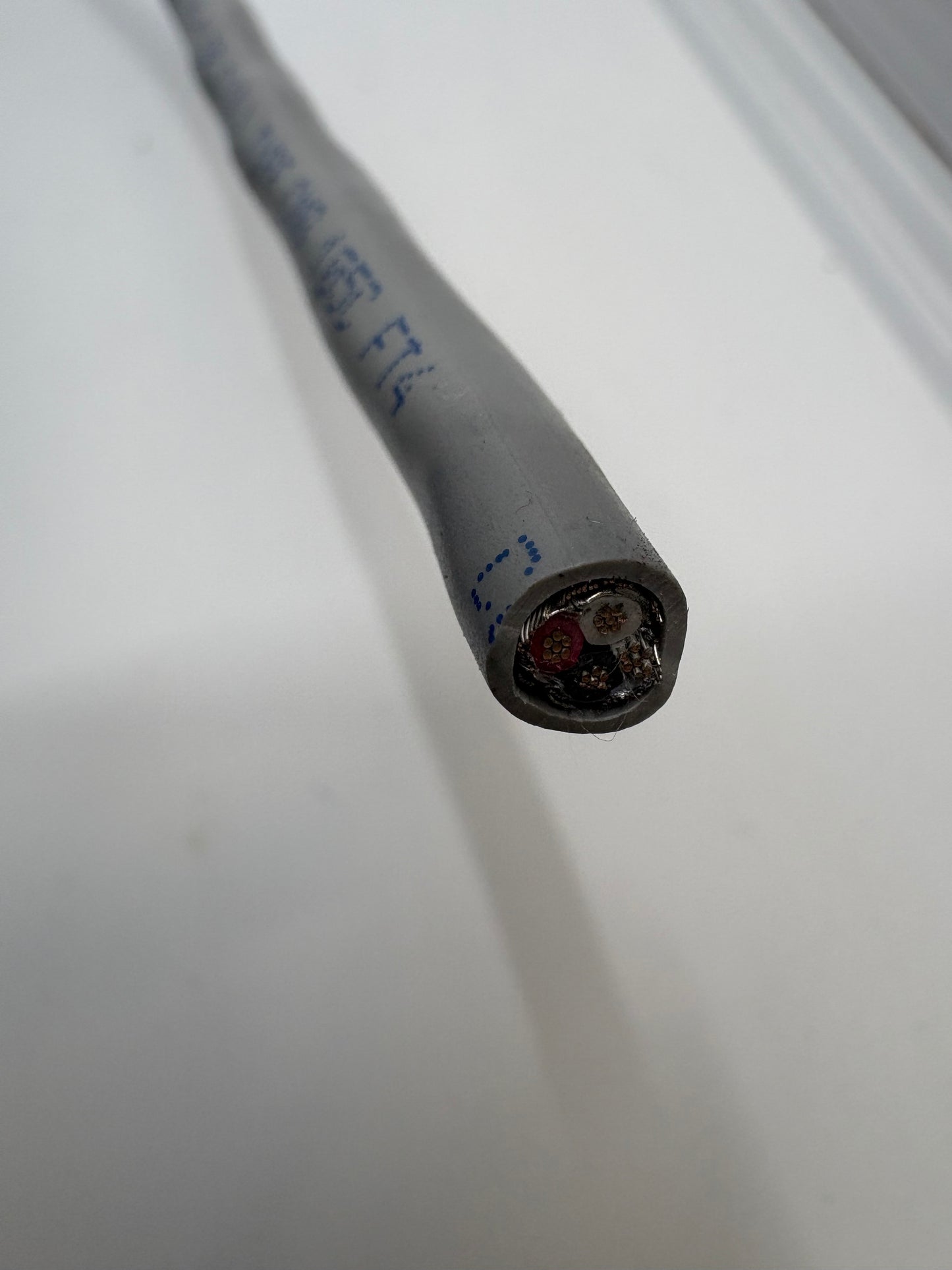 Alpha Wire 5153C | 20 AWG 3-Conductor Xtra-Guard® 1 PVC Shielded Cable – Slate (100 ft Spool)